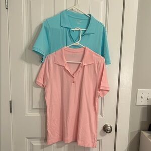 Kim Rogers Coral and Teal Tops